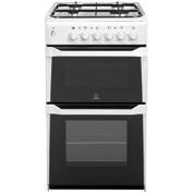 Indesit IT50LW 50cm Twin Cavity LPG Gas Cooker - White