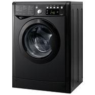Indesit IWDE7145K 7kg 5kg 1400rpm Freestanding Washer Dryer in Black