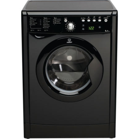 Indesit IWE81281K 8kg 1200rpm Freestanding Washing Machine in Black