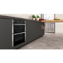 Refurbished Neff N50 J1ACE2HN0B 60cm Double Built Under Electric Oven With LCD Display Stainless Steel