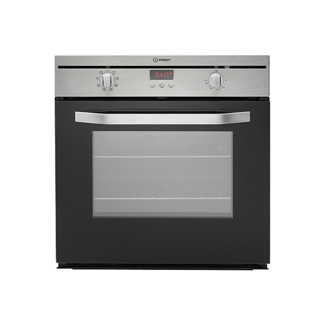 Indesit BIGJKC.AIXGB Built-In 60cm Single Stainless Steel Electric Oven