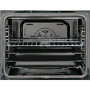 Sharp K61D27BM1 Multifunction Electric Single Oven With Pyrolytic Cleaning Black