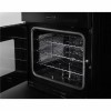 Rangemaster Kitchener 60cm Double Oven Electric Cooker With Ceramic Hob Black And Chrome