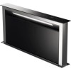 Smeg KDD90VXE 90cm Downdraft Extractor Black Glass And Stainless Steel