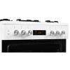 Refurbished Beko KDDF653W 60cm Double Oven Dual Fuel Cooker White