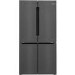 Refurbished Bosch Series 6 KFN96AXEA Freestanding 605 Litre Four Door Fridge Freezer Black