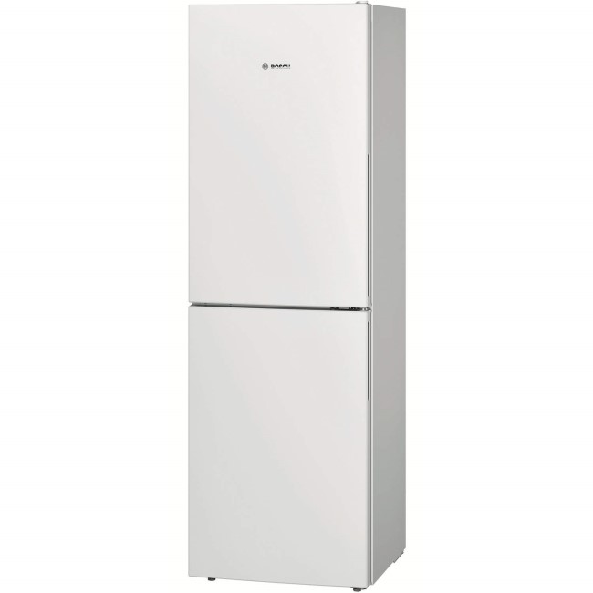Bosch KGN34VW30G Energy Efficient 1.86m Tall Freestanding Fridge Freezer - White