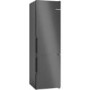 Bosch Series 4 363 Litre Freestanding Fridge Freezer - Black Stainless Steel
