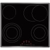 Amica KMC13285F 60cm Ceramic Framless Touch Control Hob - Black With Bevelled Edges
