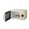 GRADE A3 - Daewoo KOR8A9RC 23L 800 W Retro Design Microwave Oven Cream