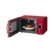Daewoo KOR8A9RR 23L 800W Retro Design Freestanding Microwave in Gloss Red