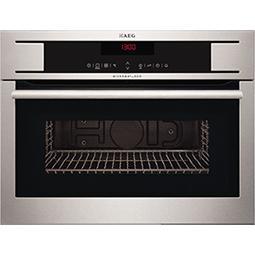 AEG KR8403101M COMPETENCE Built-in Combination Microwave Oven Anti-fingerprint Coated Stainless Steel