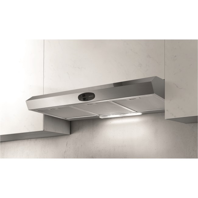 Elica KREA-TW-90-SS Lux Slimline Stainless Steel 90cm Wide Conventional Cooker Hood