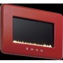 Smeg L30FABRE 50s Retro Style Natural Gas Wall Fire in Red