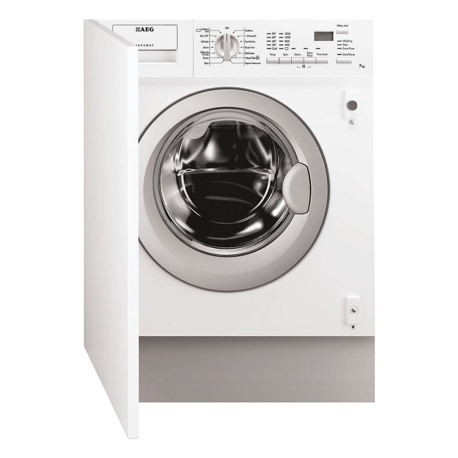 GRADE A1 - AEG L61271BI 7kg 1200rpm Integrated Washing Machine White