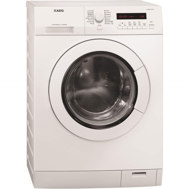 Refurbished GRADE A3 - Moderate Cosmetic Damage - AEG L75480WD 8kg Wash 6kg Dry Freestanding Washer Dryer - White