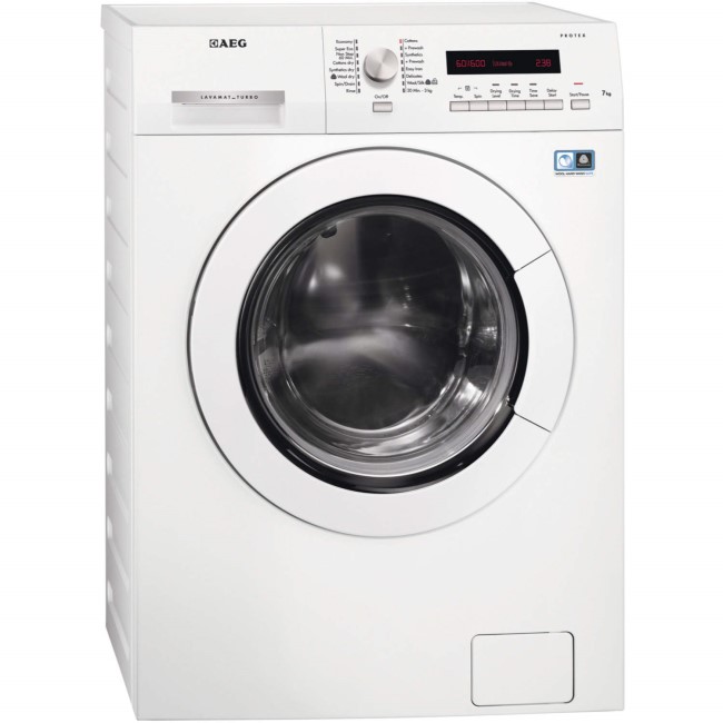 GRADE A2 - Light cosmetic damage - AEG L75670WD White 7kg Wash 4kg Dry Freestanding Washer Dryer