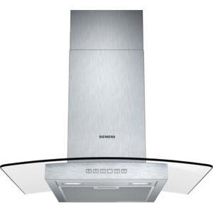 Siemens LC67GB532B 60cm Chimney Cooker Hood With Curved Glass Canopy Stainless steel