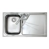 Astracast LU10XXHOMEPKL5 Lausanne Single Bowl Left Hand Drainer Stainless Steel Sink