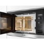 Miele M6032SCclst ContourLine 800W 17L Built-in Microwave with Grill For a 60cm Wide Cabinet - Clean Steel