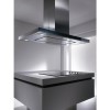 Elica MERIDIANA Touch Control Stainless Steel And Glass 120cm Wide Island Cooker Hood With EDS3 Noise Reduction System
