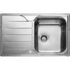 Single Bowl Inset Stainless Steel Kitchen Sink with Reversible Drainer - Rangemaster Michigan 800mm