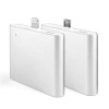 Plug &amp; Go Wire-Free Mini Power Bank With Built In Lightning Connector 1000mAh Silver 