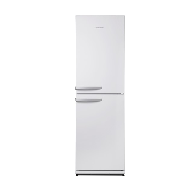 Montpellier MS310-2W 60cm 50/50 Freestanding Fridge Freezer - White