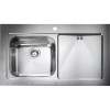 GRADE A3 - Rangemaster MZ10001R Mezzo 1000x605 1.0 Bowl RHD Stainless Steel Sink