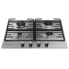 Samsung 4 Burner Gas Hob With Enamelled Pan Stands - Stainless Steel