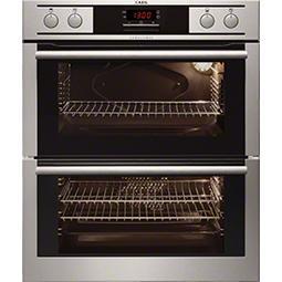 AEG NC4013001M Fanned Electric Built-under Double Oven Stainless Steel