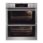 GRADE A2 - Light cosmetic damage - AEG NC4013021M Competence Electric Built-under Double Oven Stainless Steel