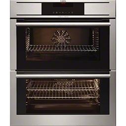 AEG NC7013001M Multifunction Electric Built-under Double Oven Stainless Steel