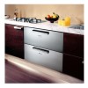 GRADE A2 - Hotpoint NCD191I 90cm Wide Integrated Fridge Drawers