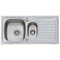 taylor moore ness 15 bowl with drainer reversible stainless steel sink - Small Kitchen Sink With Drainer taylor moore ness 15 bowl with drainer reversible stainless steel sink - Small Kitchen Sink With Drainer