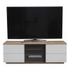 UK-CF New London TV Cabinet for up to 65&quot; TVs - Oak/White