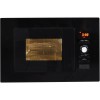 GRADE A3  - NordMende NM823BBL Gloss Black 800W 20L Built in Combination Microwave Oven With Kit