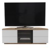 UK-CF New Milan TV Cabinet for up to 65&quot; TVs - Oak/White 
