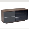 UK-CF New Tokyo TV Cabinet for up to 65&quot; TVs - Walnut/Grey 
