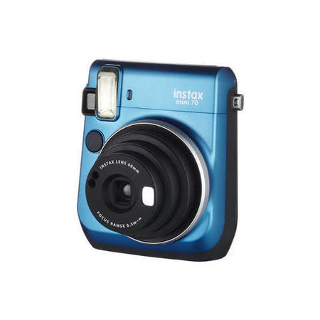 Fuji Instax Mini 70 Instant Camera - Blue inc 10 Shots