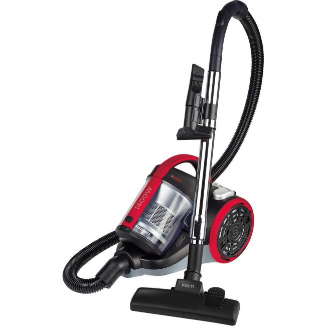 Polti PBGB0018 Forzaspira C110 1400W Cylinder Vacuum Cleaner Black & Red