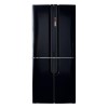 GRADE A3 - CDA PC88BL Freestanding Four Door Fridge Freezer Black