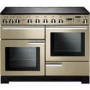 Rangemaster 101560 Professional Deluxe 110cm Electric Range Cooker With Induction Hob - Cream