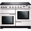 Rangemaster 101580 Professional Deluxe 110cm Electric Range Cooker With Induction Hob - White
