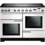 Rangemaster 101580 Professional Deluxe 110cm Electric Range Cooker With Induction Hob - White