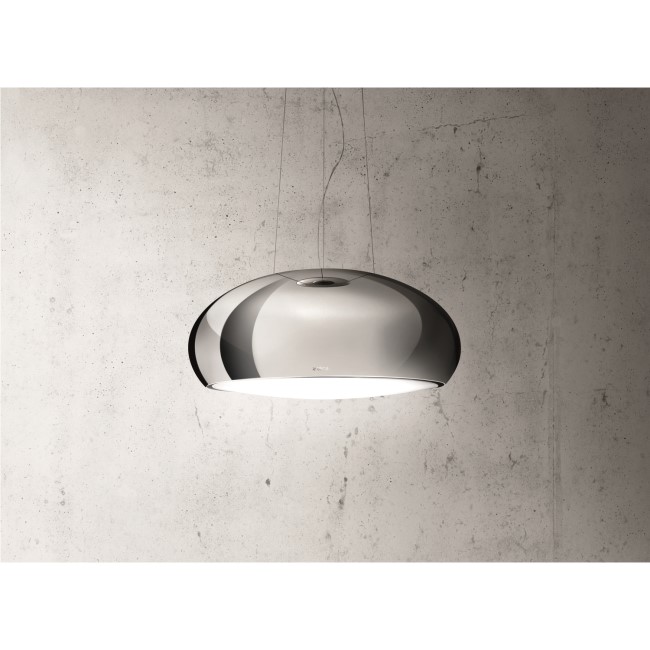Elica PEARL-SS 80cm Ceiling Mounted Island Decorative Cooker Hood Stainless Steel