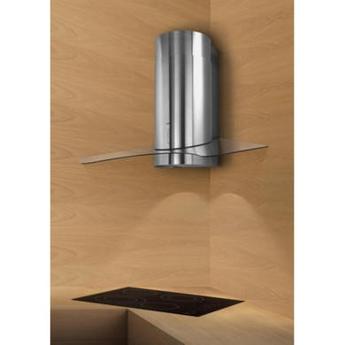 Elica PERSONAL Stainless Steel And Glass 100 x 100cm Corner Chimney Cooker Hood
