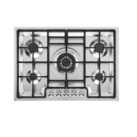 Smeg Classic 72cm 5 Burner Gas Hob - Stainless Steel Smeg Classic 72cm 5 Burner Gas Hob - Stainless Steel