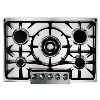 Candy PGF750/1SQX 75cm Wide Five Burner Gas Hob - Stainless Steel
