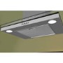 Hotpoint 60cm Flat Glass Chimney Cooker Hood - Stainless Steel